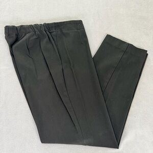 Talbots Women’s Heritage Black Dress Pant Trousers w/ Elastic Back/Flat Front 14